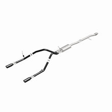 Cargar imagen en el visor de la galería, MagnaFlow SYS Cat-Back 4in Black Dual Split Rear Tips 14-15 Chevy Silverado/GMC Sierra 4.3L-5.3L