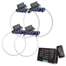 Cargar imagen en el visor de la galería, Oracle Jeep Grand Cherokee 08-10 Halo Kit - ColorSHIFT w/ 2.0 Controller SEE WARRANTY