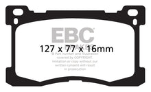 Cargar imagen en el visor de la galería, EBC 12+ Hyundai Equus 5.0 Redstuff Front Brake Pads