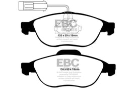 EBC 97-00 Alfa Romeo 156 1.8 Pastillas de freno delanteras Redstuff