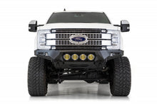 Cargar imagen en el visor de la galería, Addictive Desert Designs 17-20 Ford Super Duty Bomber Front Bumper w/ Mounts For 4 Rigid 360 6in