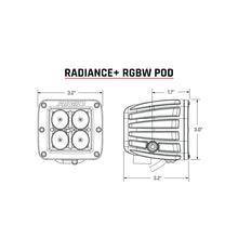 Cargar imagen en el visor de la galería, Rigid Industries Radiance+ Pod RGBW - Par