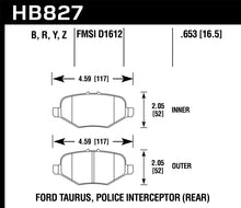 Cargar imagen en el visor de la galería, Hawk 13-14 Ford Explorer (w/ HD Brakes) LTS Street Rear Brake Pads