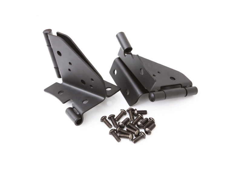 Rampage 1978-1983 Jeep CJ5 Bisagra para parabrisas - Negro