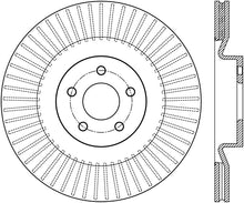 Cargar imagen en el visor de la galería, StopTech Sport Slotted 16-18 Ford Focus RS Front Left CRYO Rotor