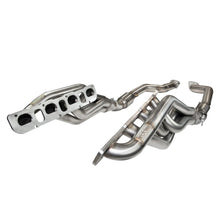 Cargar imagen en el visor de la galería, Kooks 12+ Jeep Grand Cherokee 6.4L 1-7/8 pulgadas x 3 pulgadas SS cabezales de tubo largo con tubos de conexión con gato verde