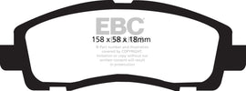 EBC 05-14 Honda Ridgeline 3.5 Pastillas de freno delanteras extra resistentes