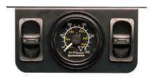 Cargar imagen en el visor de la galería, Panel de control neumático de nivelación ajustable de aire Firestone con indicador negro doble 0-150 psi (WR17602145)