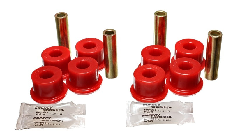 Energy Suspensión 04-06 Pontiac GTO Juego de bujes de brazo de control trasero rojo