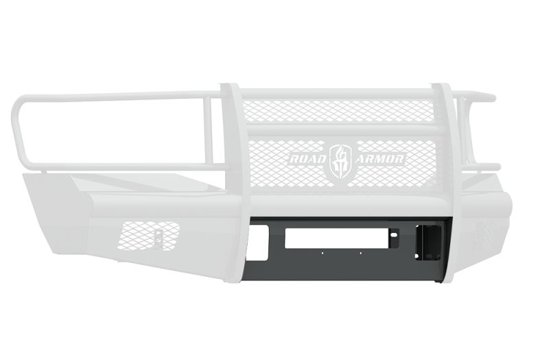 Road Armor 06-09 Dodge 2500 Vaquero Placa delantera sin cabrestante - Tex Blk