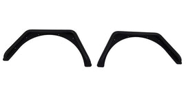 Fishbone Offroad 97-06 Jeep Wrangler TJ Guardabarros de tubo de acero trasero de 3 pulgadas acampanado - Pintura en polvo texturizada negra