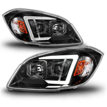 Cargar imagen en el visor de la galería, ANZO 05-10 Chevrolet Cobalt / 07-10 Pontiac G5 LED Projector Headlights w/ Seq Black Housing