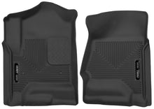 Cargar imagen en el visor de la galería, Husky Liners 14 Chevrolet Silverado 1500 / GMC Sierra 1500 X-Act Revestimientos de piso delantero negros Contour