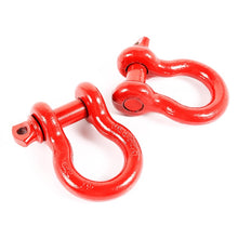 Cargar imagen en el visor de la galería, Rugged Ridge Red 7/8in D-Shackles