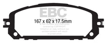 Cargar imagen en el visor de la galería, EBC 13+ Jeep Cherokee 3.2 Yellowstuff Front Brake Pads