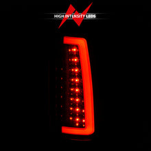 Cargar imagen en el visor de la galería, ANZO 1999-2000 Cadillac Escalade luces traseras LED, carcasa negra, par de lentes transparentes