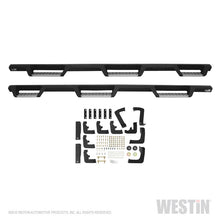 Cargar imagen en el visor de la galería, Westin/HDX 17-18 Ford F-250/350 Crew Cab (6.75ft Bed) Stainless Drop Nerf Step Bars - Textured Black