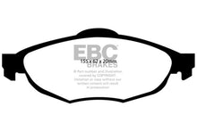 Cargar imagen en el visor de la galería, EBC 01-06 Chrysler Sebring Sedan 2.4 Yellowstuff Front Brake Pads