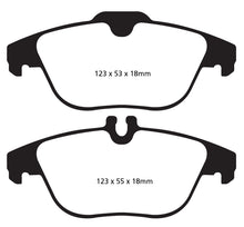 Cargar imagen en el visor de la galería, EBC 13-16 Mercedes-Benz GLK250 2.1 Twin TD Redstuff Rear Brake Pads