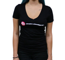 Load image into Gallery viewer, Baja Designs Black Ladies V Neck T Shirt - Medium