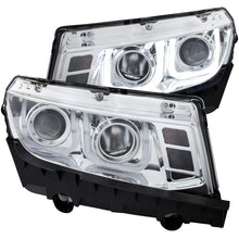 Cargar imagen en el visor de la galería, ANZO 2014-2015 Chevrolet Camaro Projector Headlights w/ U-Bar Chrome