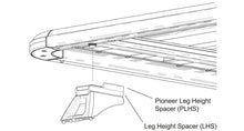 Cargar imagen en el visor de la galería, Rhino-Rack Jeep Wrangler JK Pioneer Leg Height Spacer - 2 Pairs