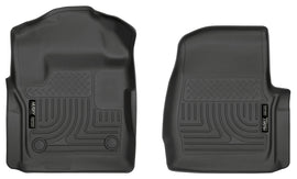 Husky Liners 17 Ford F-250 F-350 Super Duty Standard Cab WeatherBeater Revestimientos de piso delantero negros