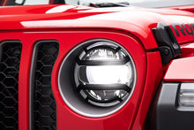 Cargar imagen en el visor de la galería, Rugged Ridge 18-20 Jeep Wrangler JL / 2020 Jeep Gladiator JT Black Elite Headlight Guards Black