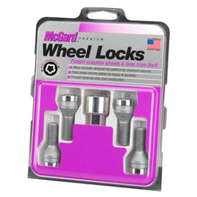 Cargar imagen en el visor de la galería, McGard Wheel Lock Bolt Set - 4pk. (Cone Seat) M12X1.5 / 17mm Hex / 31.7mm Shank Length - Chrome