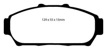 Cargar imagen en el visor de la galería, EBC 94-01 Acura Integra 1.8 Redstuff Front Brake Pads