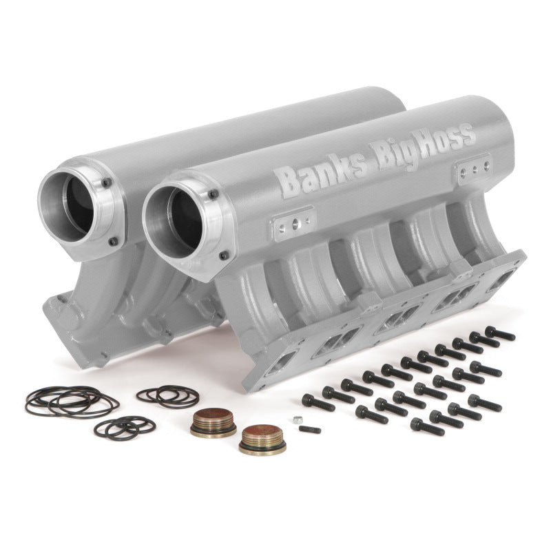 Banks Power 01-15 Chevrolet 2500/3500 Duramax 6.6L Big Hoss Tubo de refuerzo del colector - Acabado natural