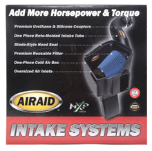 Cargar imagen en el visor de la galería, Airaid 03-07 Ford Power Stroke 6.0L Diesel MXP Sistema de admisión con tubo (medio seco/negro)