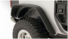 Cargar imagen en el visor de la galería, Bushwacker 07-18 Jeep Wrangler bengalas de estilo plano, 2 piezas, solo para utilitario deportivo de 2 puertas, color negro