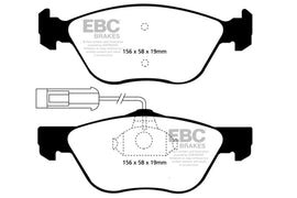 Pastillas de freno delanteras EBC 95-01 Alfa Romeo 145 1.8 TS Redstuff