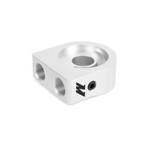 Cargar imagen en el visor de la galería, Kit de enfriador de aceite universal Mishimoto de 16 filas plateado