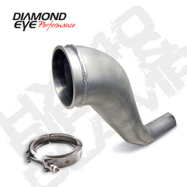 KIT Diamond Eye 4in DWNP HX40 BRIDA TURBO-DIRECT CON ABRAZADERA V-Band AL DODGE 94-02