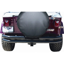 Cargar imagen en el visor de la galería, Rampage 1976-1983 Jeep CJ5 Parachoques trasero de doble tubo - Negro