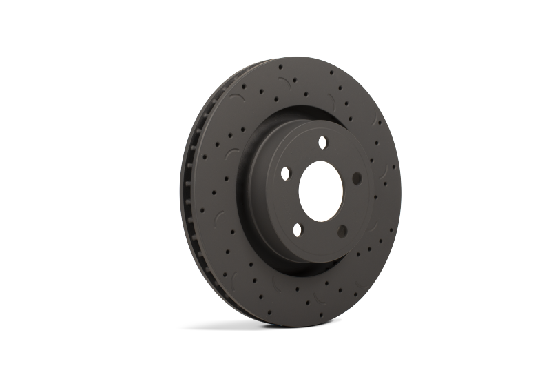 Hawk Talon 2008 Chevy Cobalt SS Juego de rotores de freno delantero perforados y ranurados con disco trasero