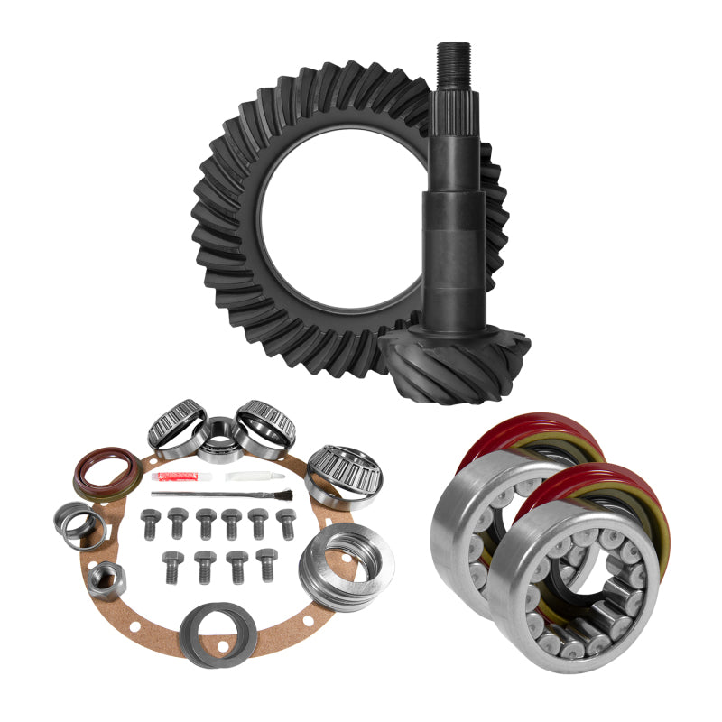 Yukon Gear Ring & Pinion Install Kit For 8.6in. GM Rear 3.73 Ratio w/Axle Bearings + Seal
