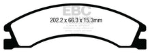 Cargar imagen en el visor de la galería, EBC 08+ Ford Econoline E150 4.6 Yellowstuff Rear Brake Pads