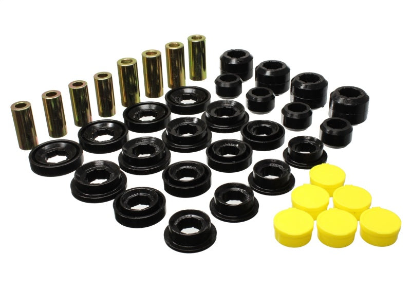 Energy Suspensión 03-09 Ram 1500 Pickup 4WD Juego de bujes de brazo de control - Negro