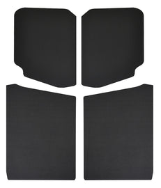 DEI 18-23 Jeep Wrangler JL 2 puertas Boom Mat Headliner - 5 piezas - Aspecto de cuero negro