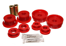 Energy Suspensión 84-87 Honda Civic/CRX Juego de bujes de brazo de control trasero rojo (incluye casquillo de brazo de arrastre