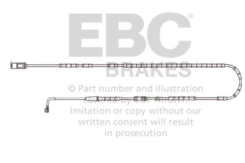 EBC 2009-2010 BMW Z4 3.0L (E89) Cables de desgaste traseros