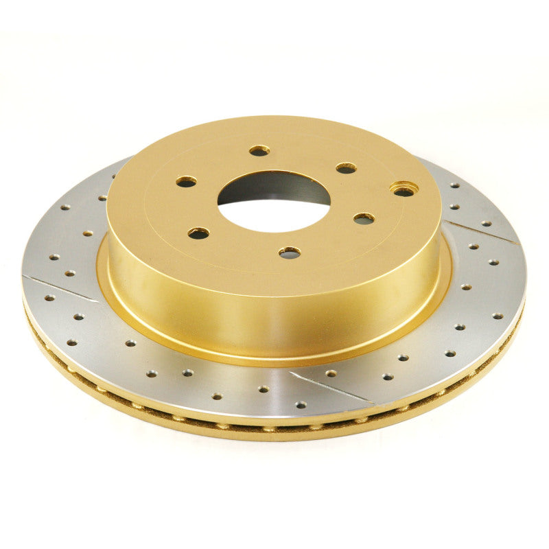 DBA 04-12 Nissan Pathfinder Rotor trasero perforado y ranurado Street Series