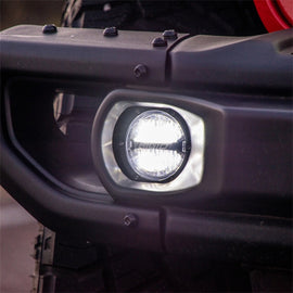 Luz antiniebla LED SAE J583 de 4 pulgadas de la serie 360 ​​de Rigid Industries, color blanco (par)