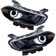 Cargar imagen en el visor de la galería, Oracle 13-14 Dodge Dart (HID Style) SMD HL - Black - White SEE WARRANTY