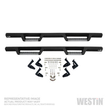 Cargar imagen en el visor de la galería, Westin/HDX Stainless 15-18 Ford F-150 SC/17-18 F-250/F-350 CC Drop Nerf Step Bars - Textured Black