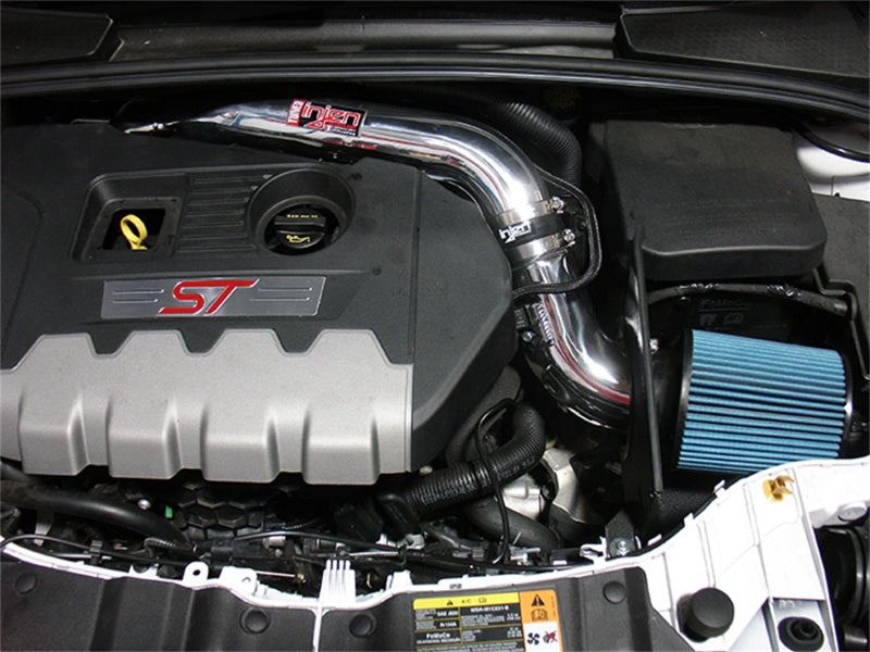 Injen 15-18 Ford Focus ST 2.0L (t) 4cyl Negro Entrada de Ram corta con MR Tech y escudo térmico