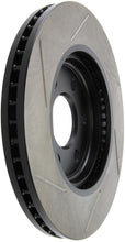 Cargar imagen en el visor de la galería, StopTech Power Slot 05-09 Nissan Frontier 2WD / 02-05 Frontier 4WD Slotted Front Left Rotor